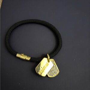 Stella valle Black Bracelet with Gold Accents brand new